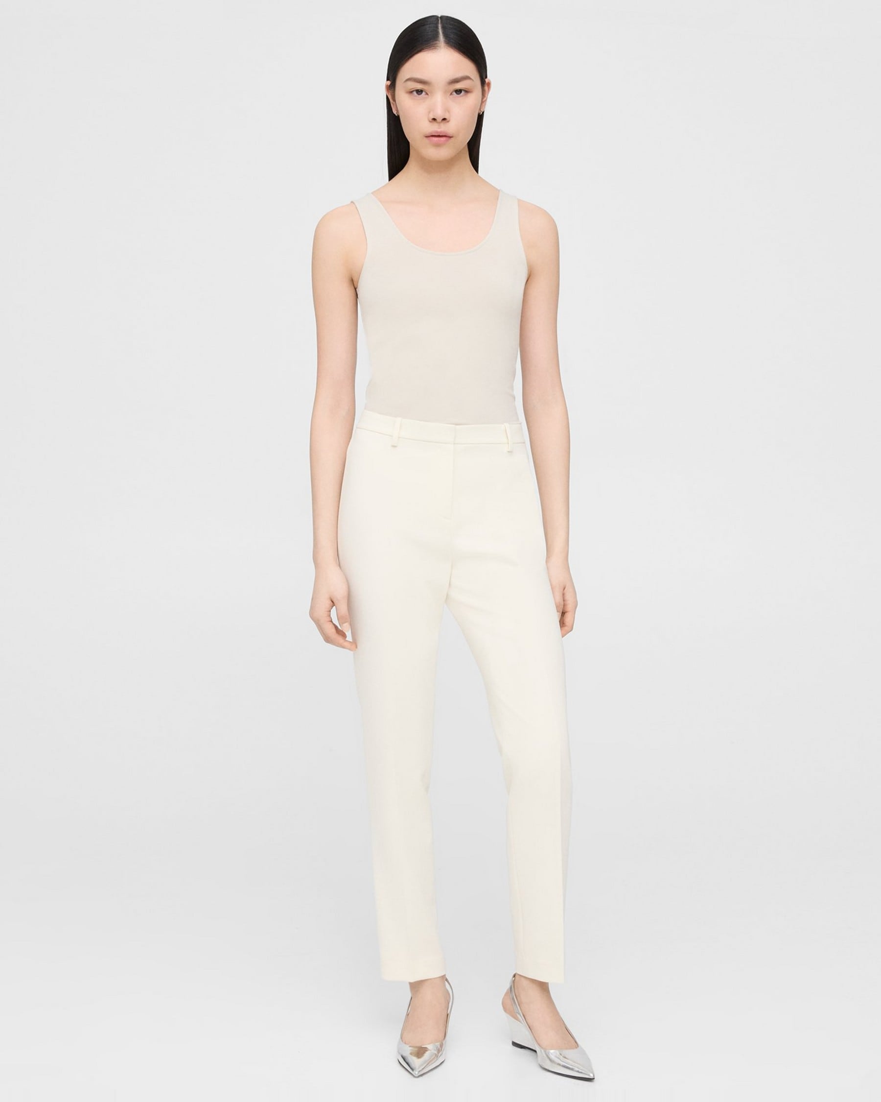 (*)様 CLARA SATIN TUCK PANTS ameri AMERI】CLARA SATIN TUCK PANTS (0225208880160) | CLOAK&CO EC STORE