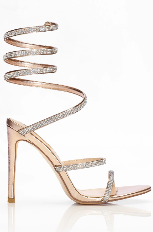 Alamour The Label + Cassandra — Rose Gold Heels