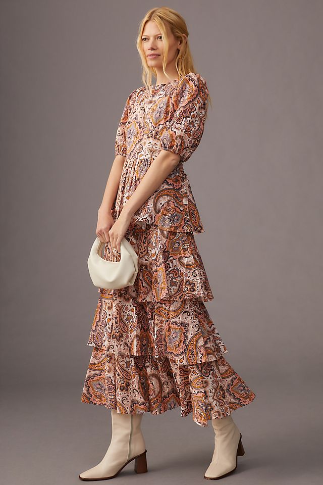 Kachel deals silk dress