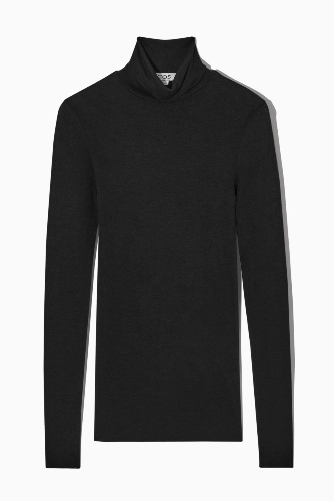 COS + Slim-Fit Merino Wool Turtleneck Top