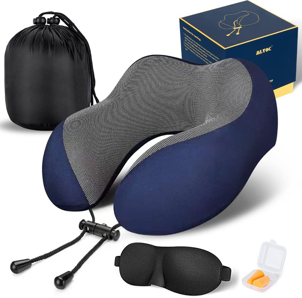 Kimiandy Inflatable Travel Pillow For Airplane