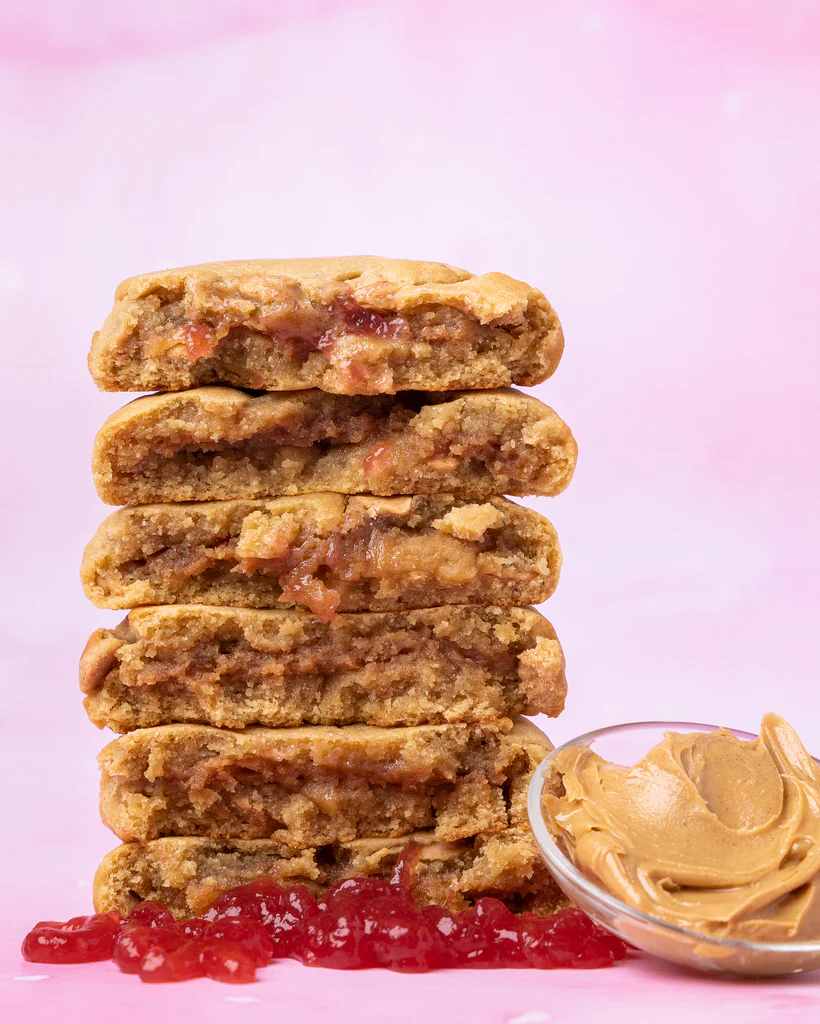 Dirty Cookie + Peanut Butter & Jelly Stuff Cookies