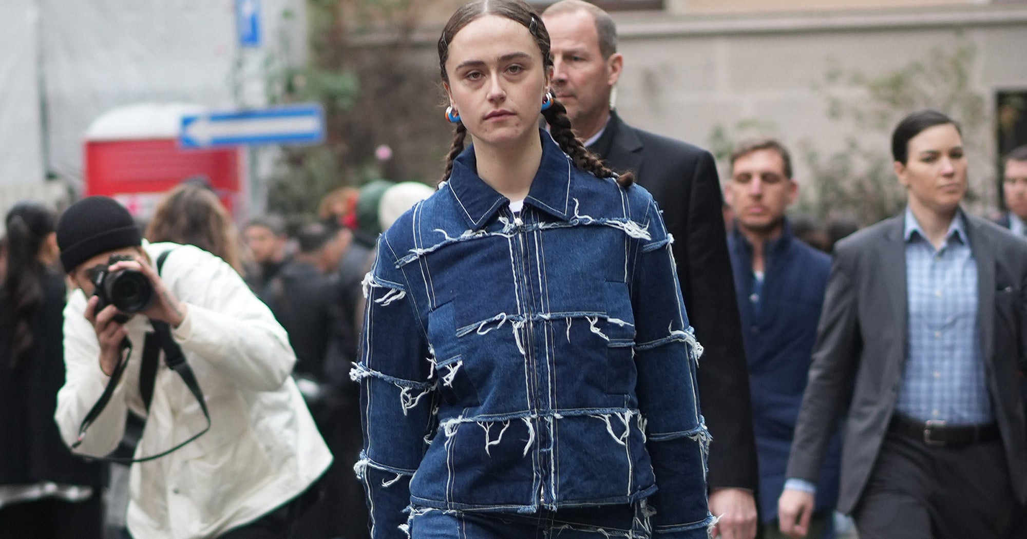 Patchwork Denim Jackets Are Trending For Spring 2024