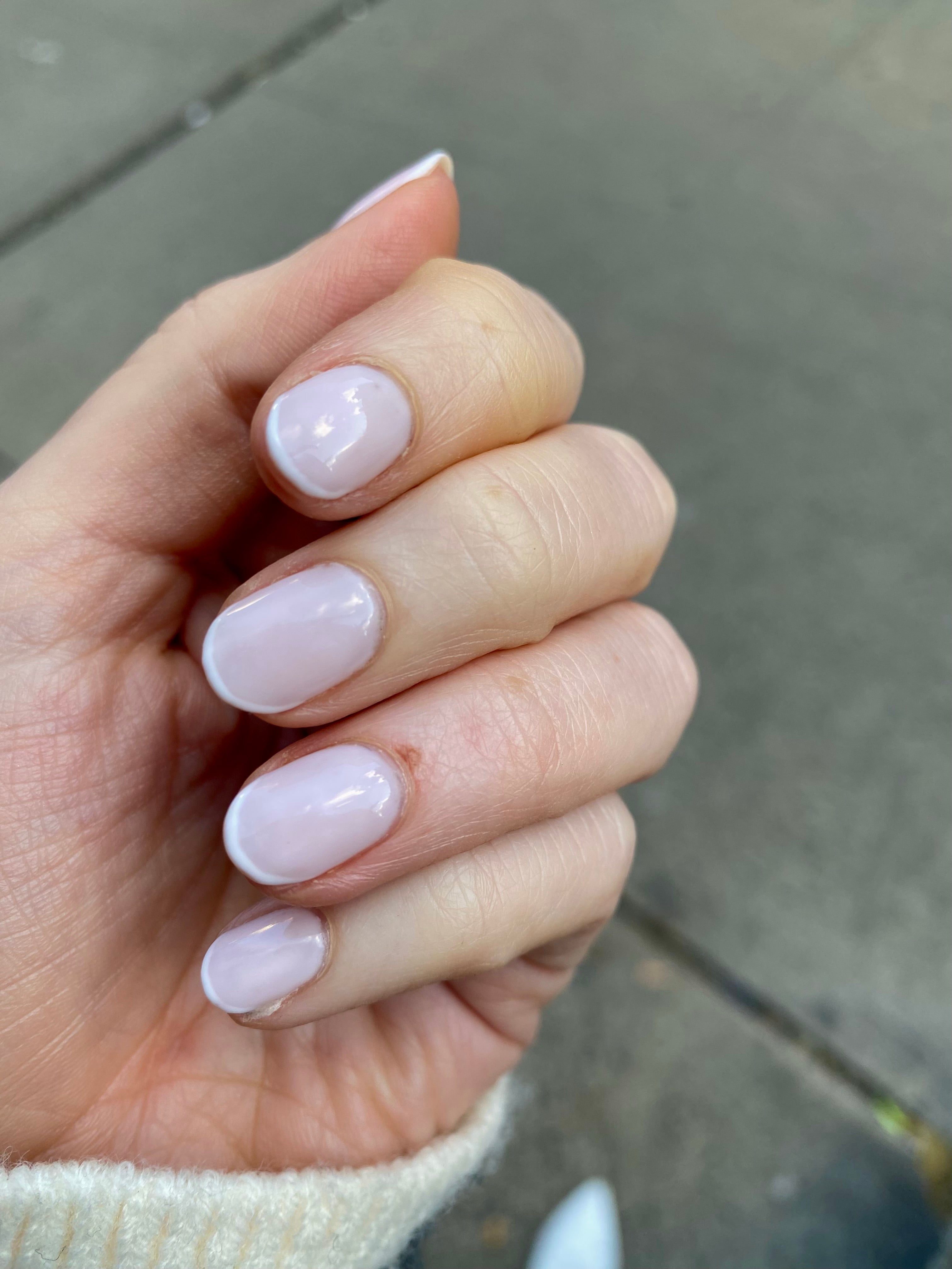 I Tried The Milky French Manicure, A Chic Nail Trend