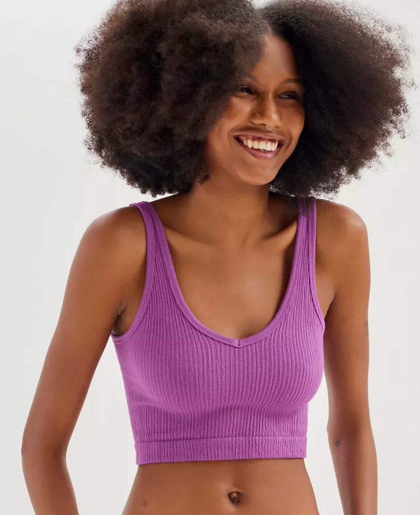 Out From Under + Drew Seamless Ribbed Bra Top