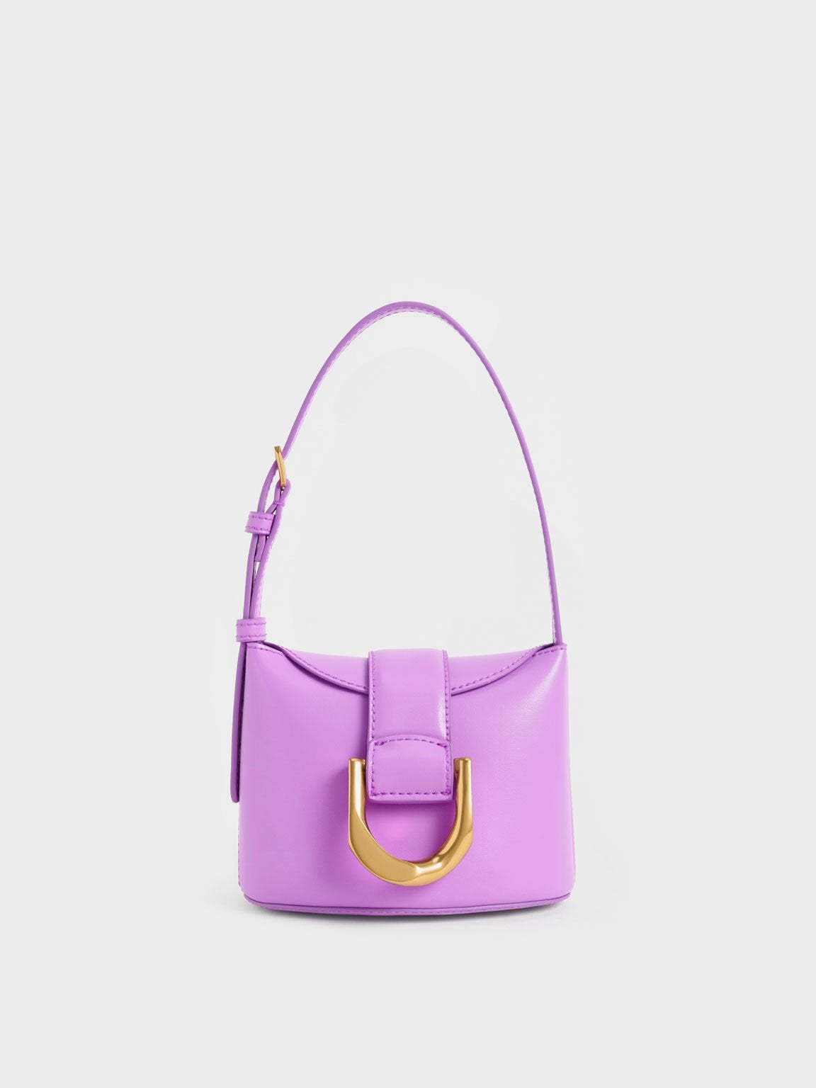■CHARLES & KEITH■Gabine Bucket Bag バゲットバッグ/送料込 Black Gabine Bucket Bag - CHARLES & KEITH US