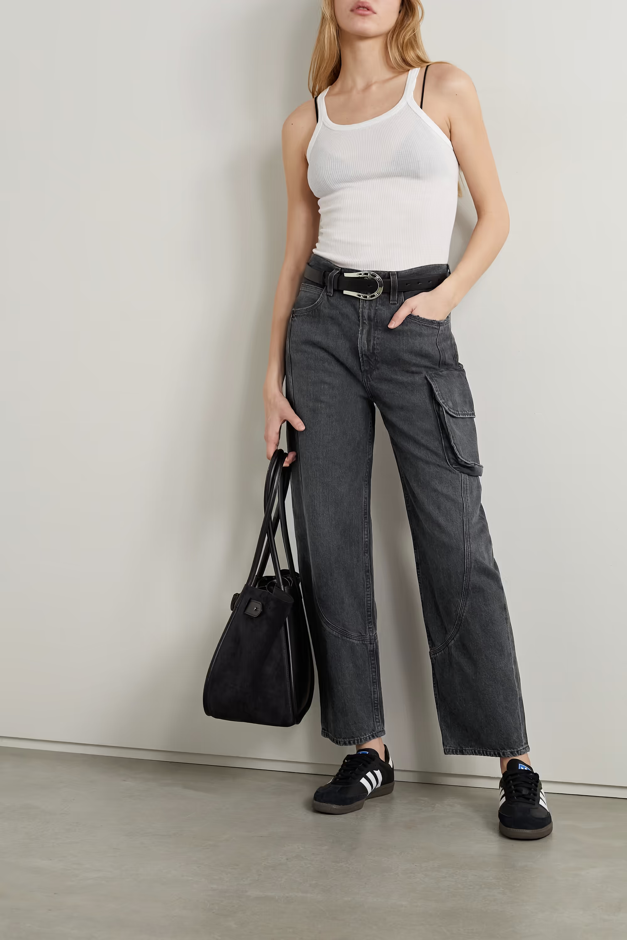 HIGH WAISTED COLORED SUPER-STRETCH JEANS BLACK - LOVER BRAND FASHION