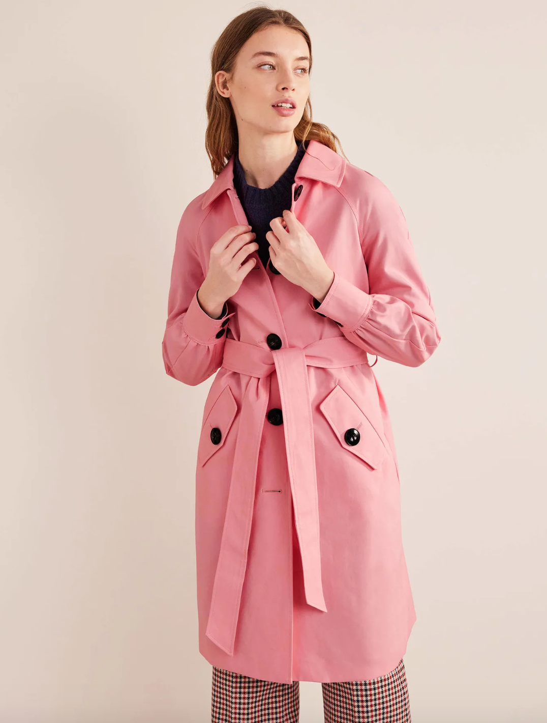 Boden + Belted Trench Coat