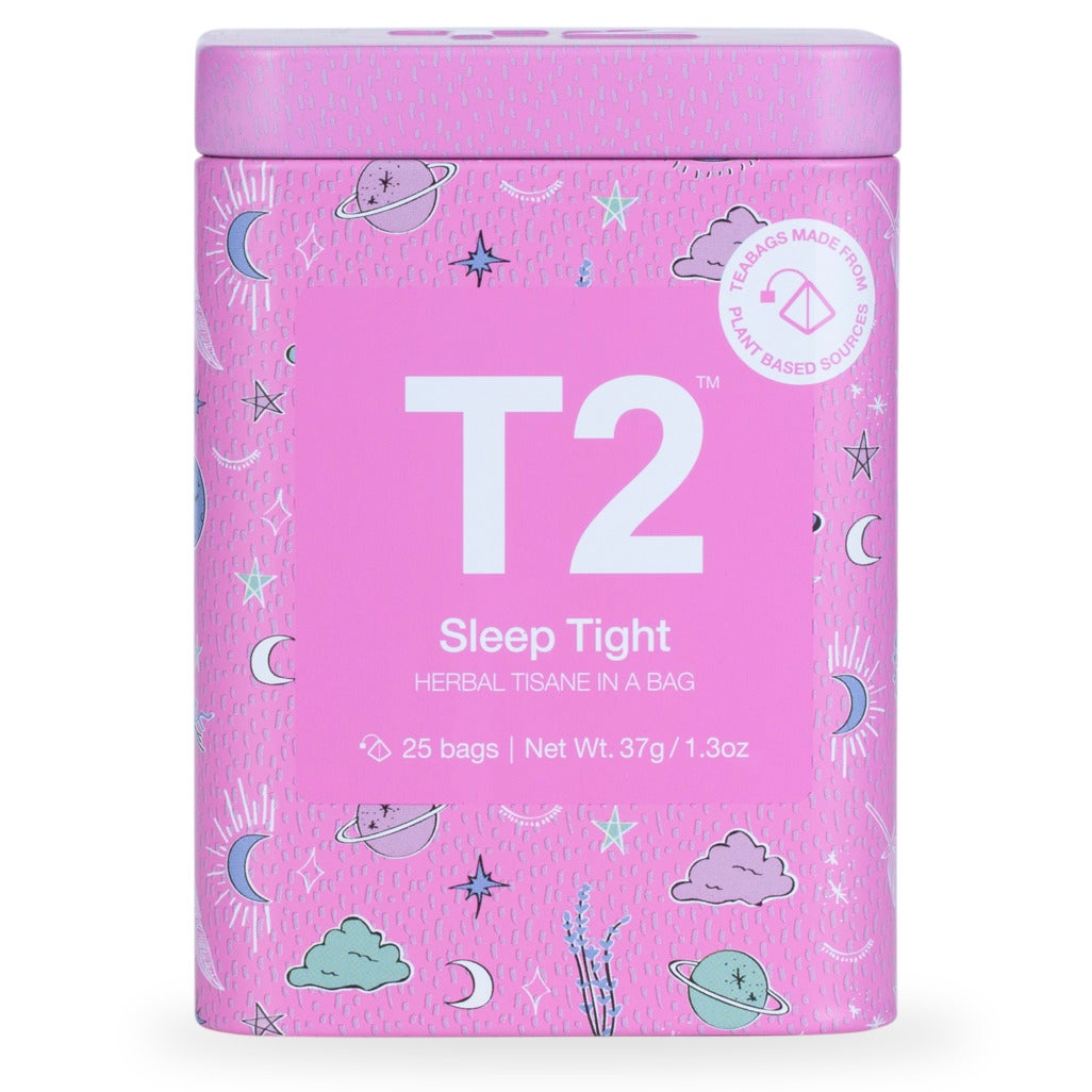 T2 + T2 Sleep Tight Teabag Icon Tin