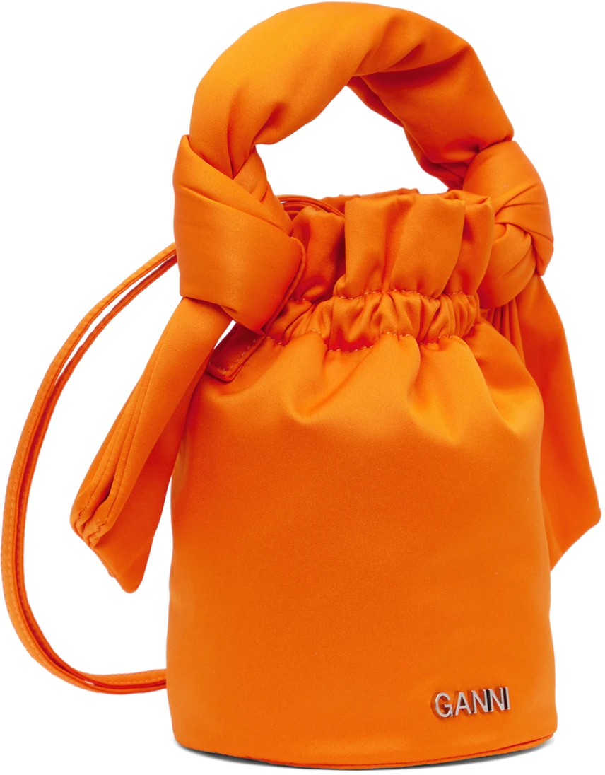【GANNI（ガニー）】Occasion Top Handle Bag GANNI Yellow Occasion Top Handle Bag | Garmentory