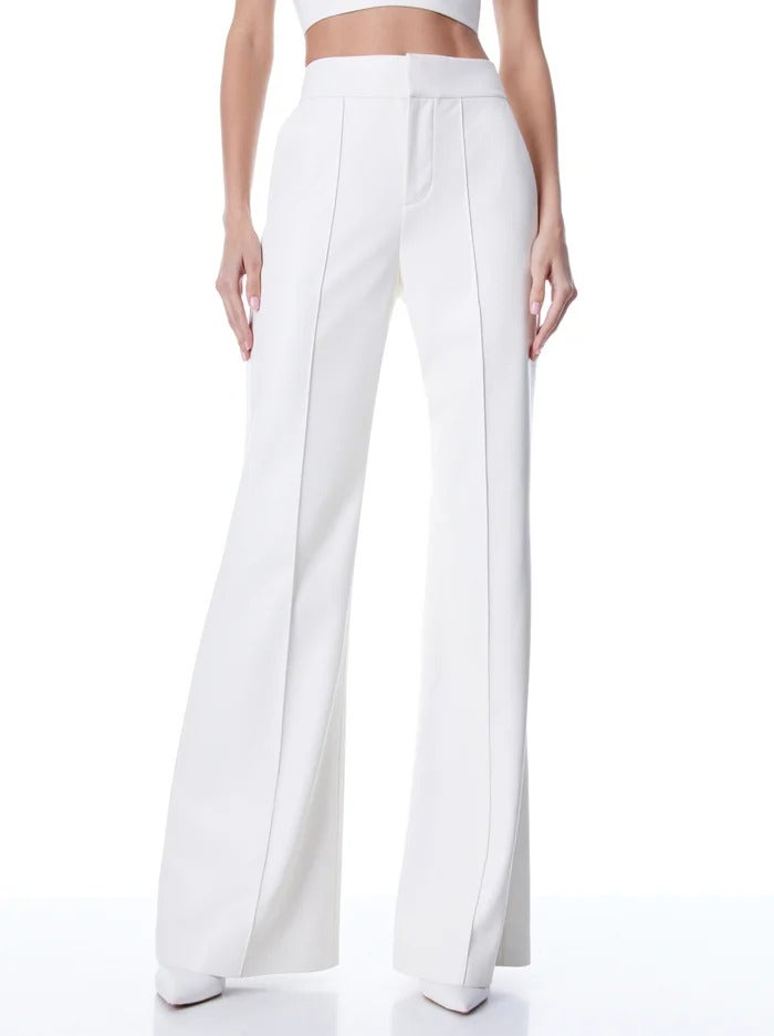 Alice + Olivia + Dylan Vegan Leather Wide Leg Pant