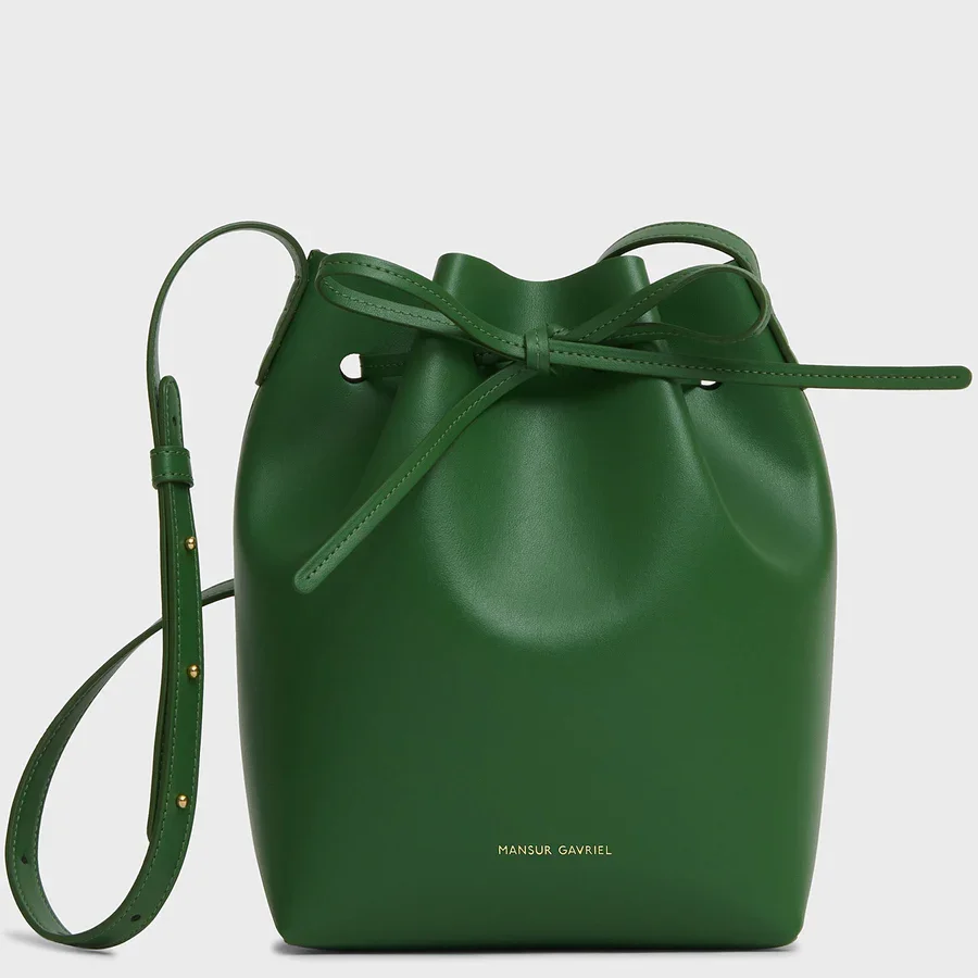 Mansur Gavriel Apple Leather Bucket Bag Review With Photos