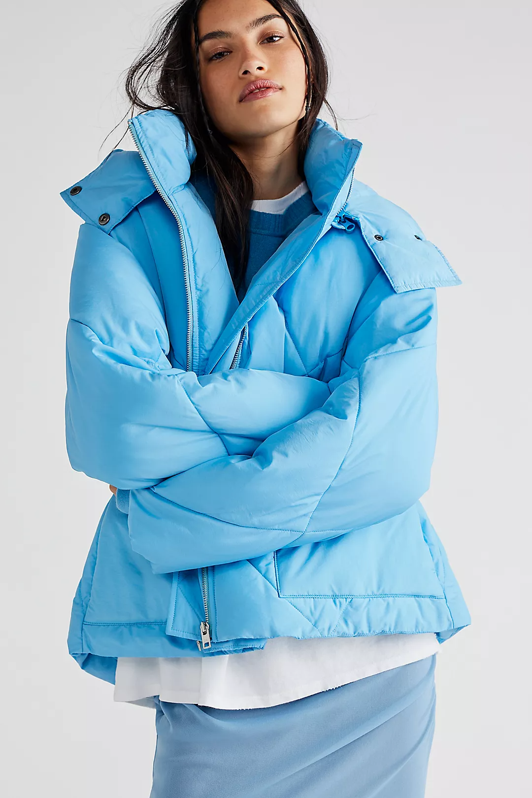 Descubrir 52+ imagen contrast packable hooded down jacket michael kors