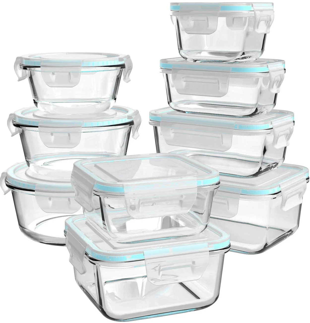 AILTEC + Glass Food Storage Containers
