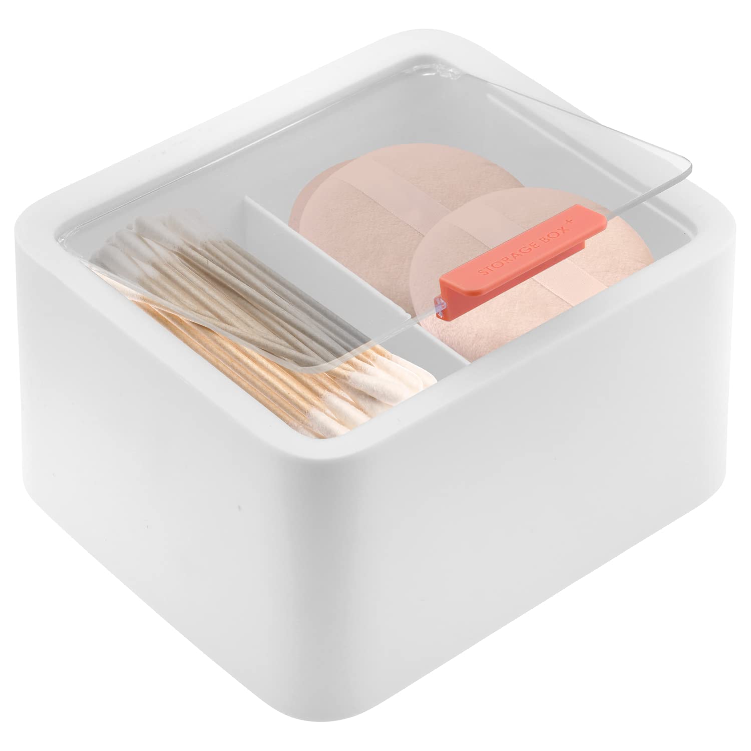 HOMEQUIP + Cotton Pad & QTip Storage With Lid