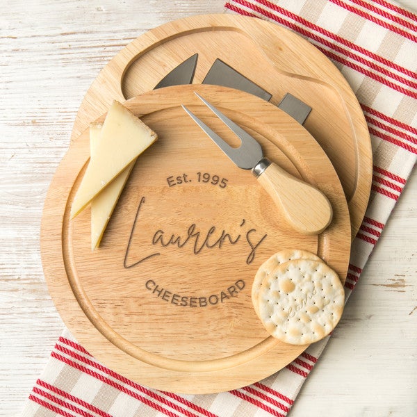 Dust & Things + Personalised Cheese Board