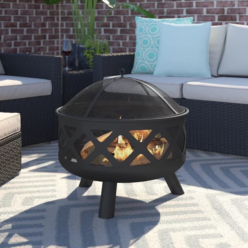 Gardeco + Tara Steel Outdoor Fire Pit