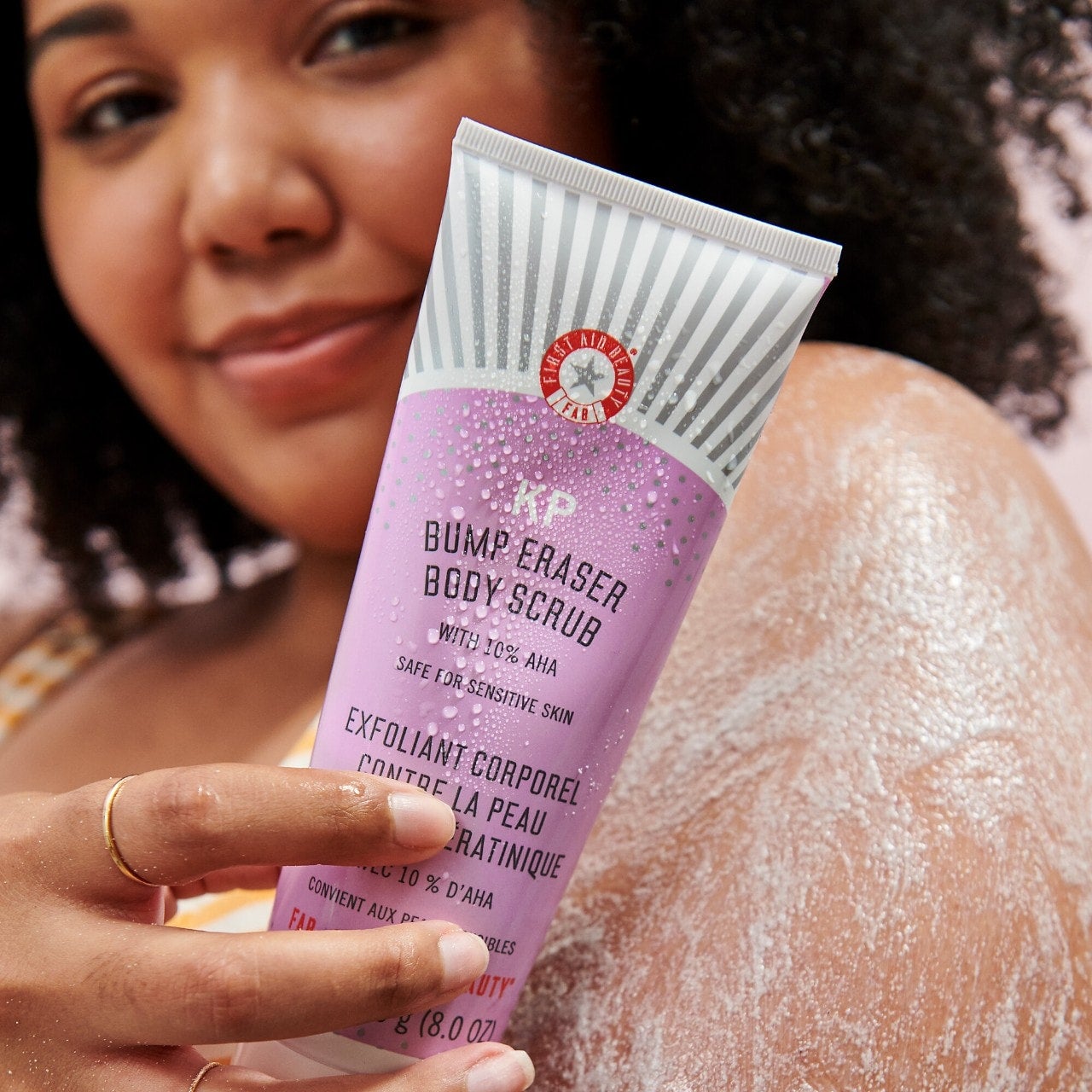 First Aid Beauty + KP Bump Eraser Body Scrub with 10% AHA