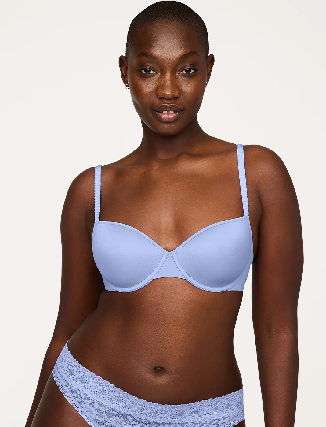 NWT Thirdlove 24/7 Classic Contour Underwire Plunge Bra Cocoa 30G