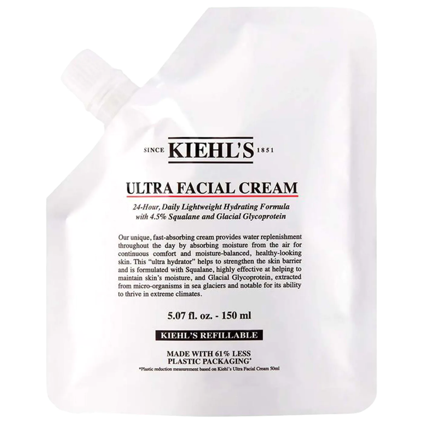 Kiehl’s + Ultra Facial Refillable Moisturizing Cream with Squalane