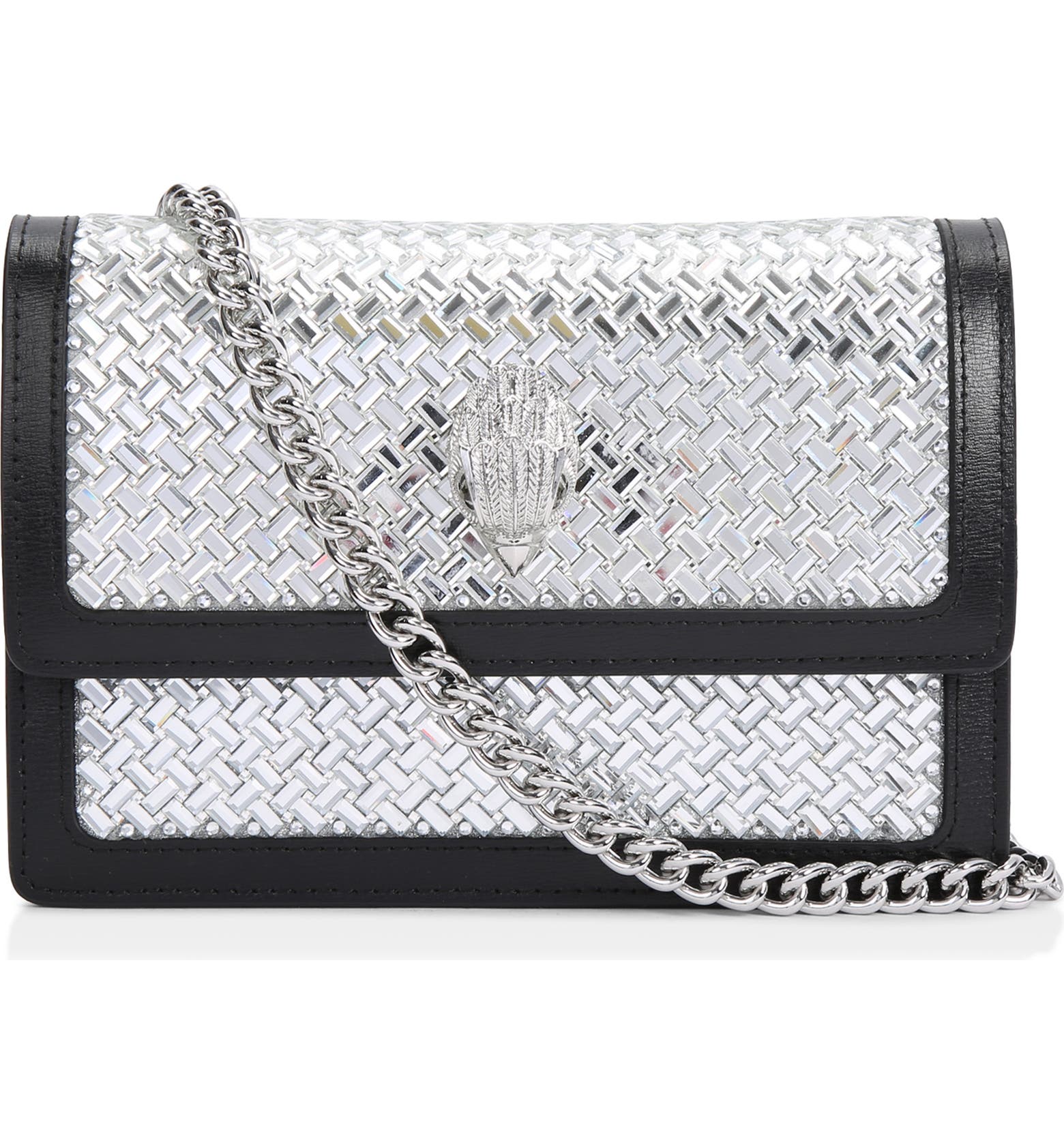 The Pearl - Crossbody Bag - Black/Gold/Lavender in Nappa – Lo & Sons