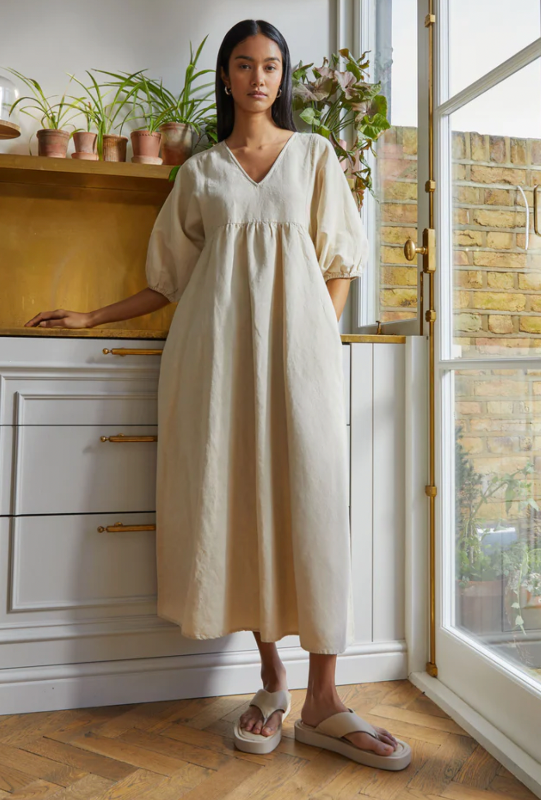 Bhaderwah Campus Nice Loose Dresses Long Sleeve Casual Dresses For