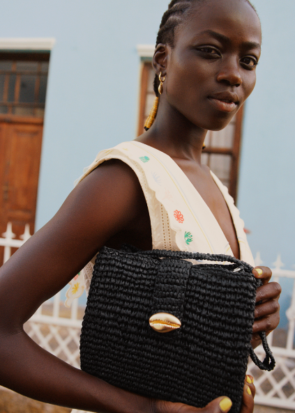 Sindiso Khumalo x & Other Stories + Seashell Embellished Handbag