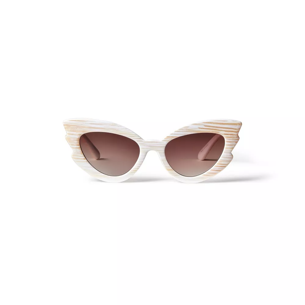 Agua Bendita x Target + Cateye Scallop Wing Sunglasses