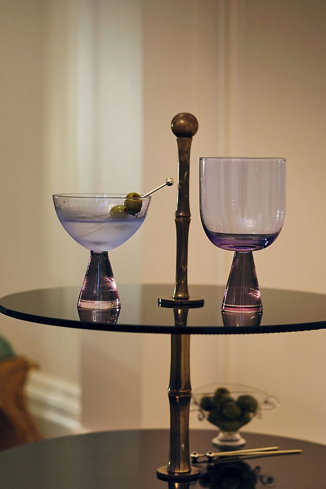 Anthropologie + Ramona Coupe Glasses, Set of 4