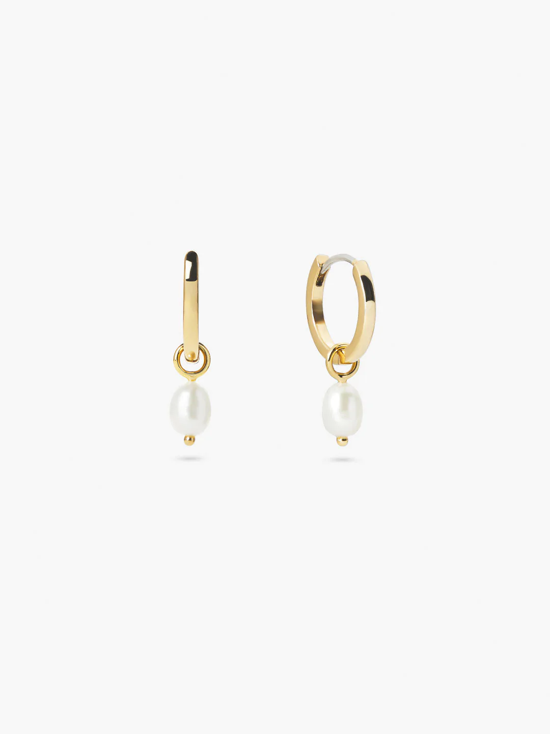 Ana Luisa + Frida Pearl Huggie Hoops
