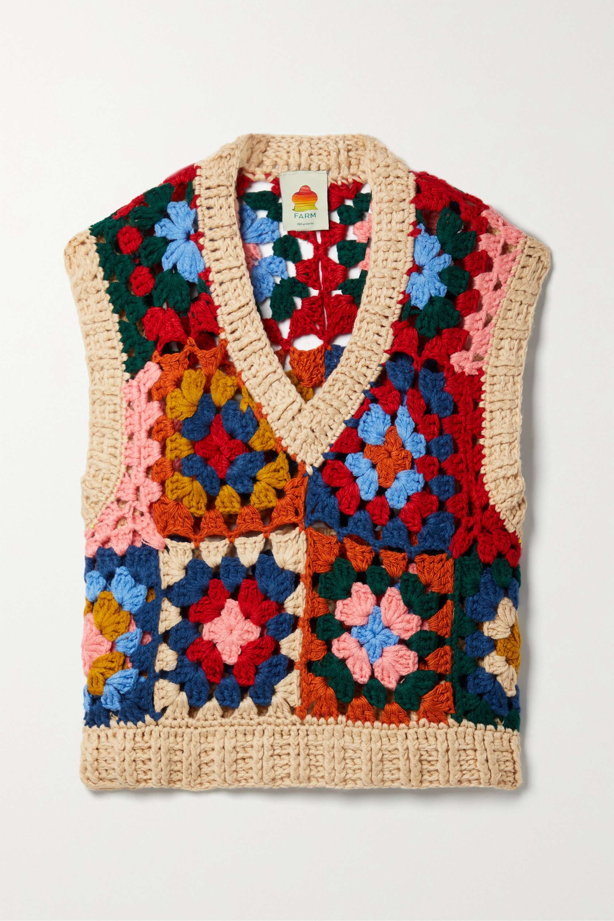 Farm Rio + Crocheted Vest
