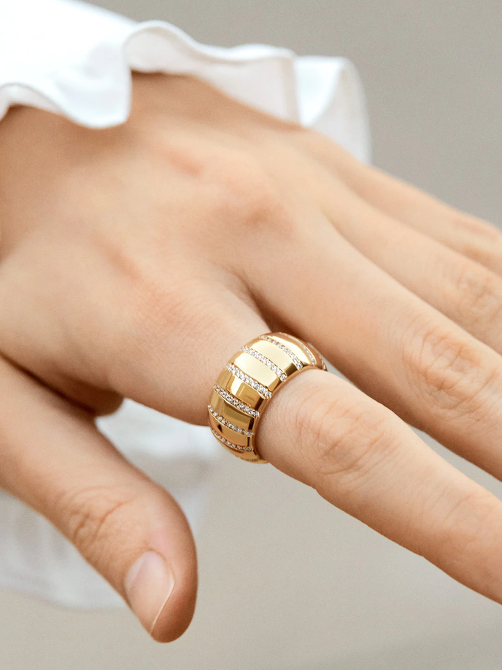 Chunky designer hot sale rings