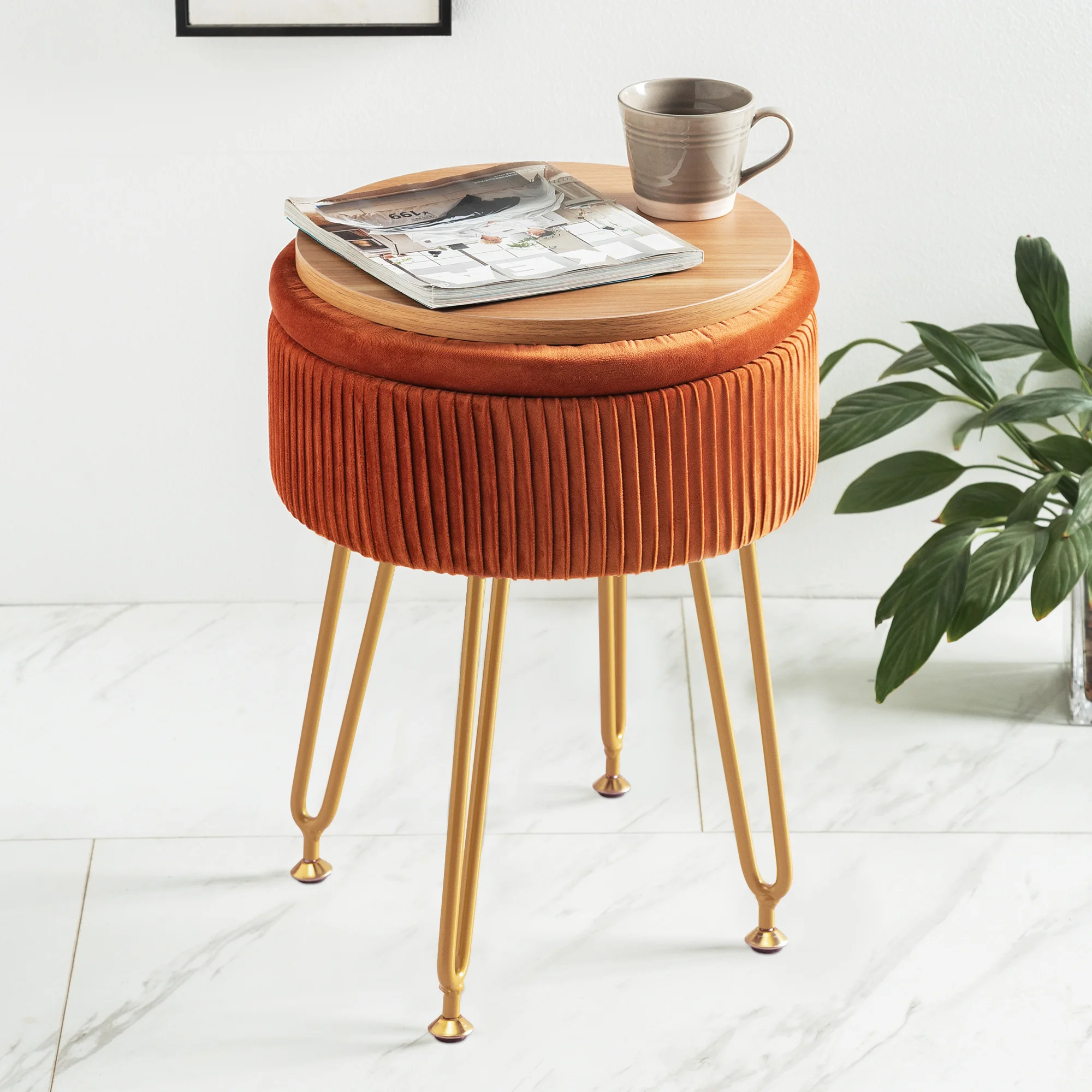 Imel frame coffee table on sale with storage mercer41 table base