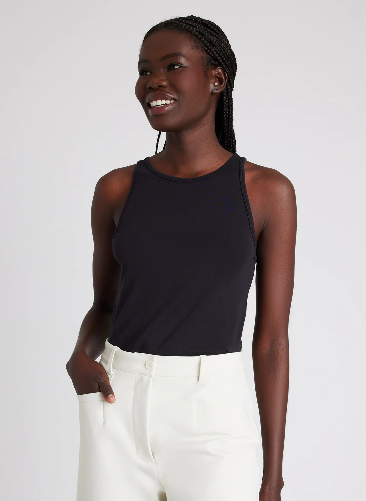 Kit and Ace + Kit Sleeveless Halter Top