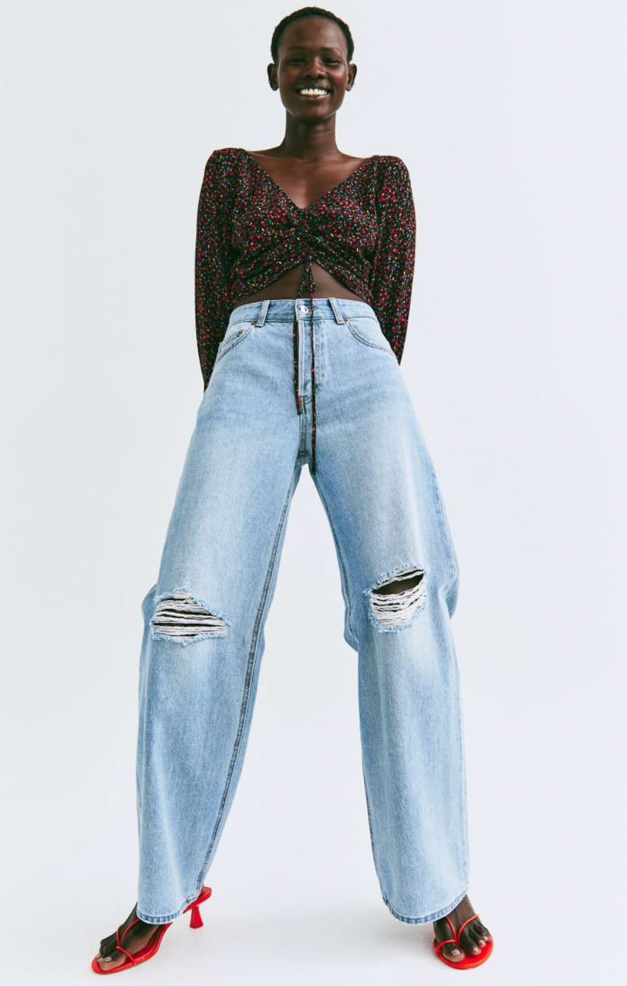 + Cindy Bootleg Slit Jeans