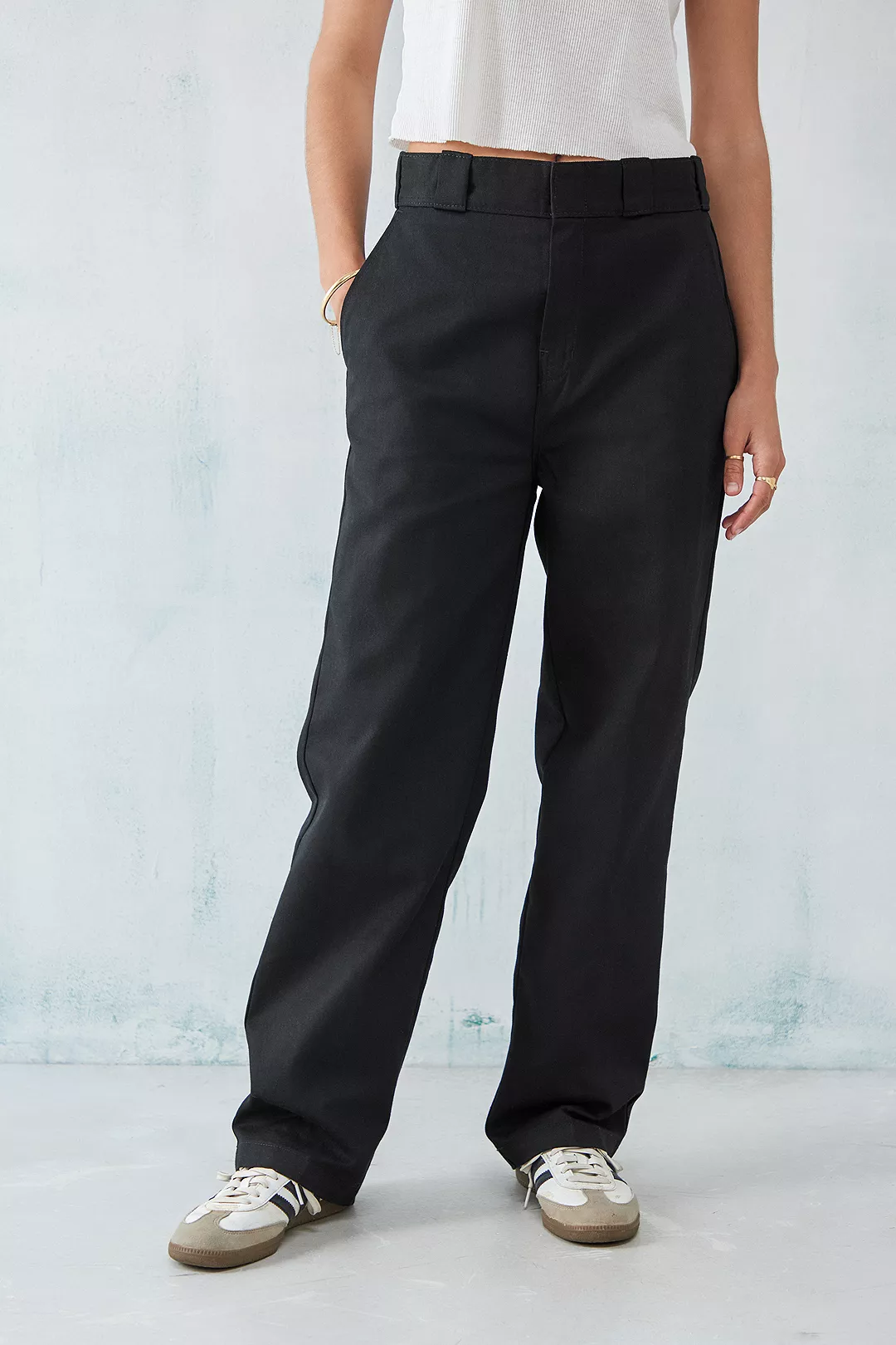 Dickies + Elizaville Black Workwear Trousers