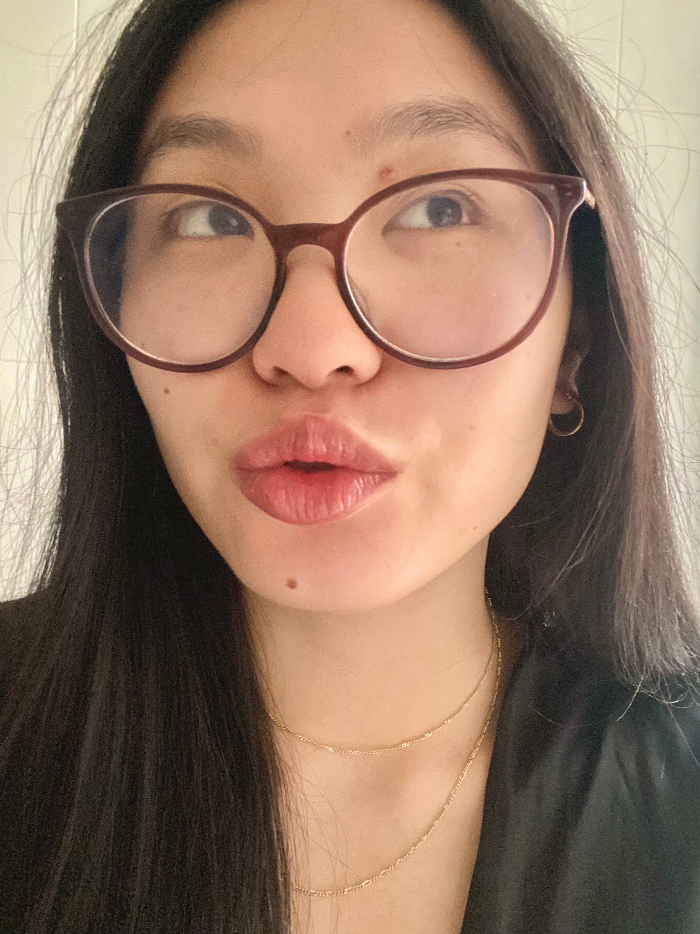 Glossier store g necklace