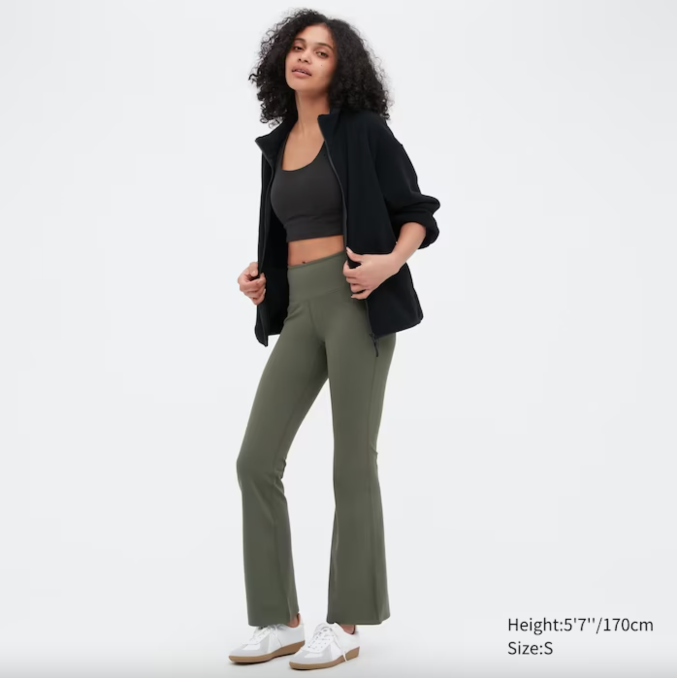 Uniqlo AIRism Soft Flare Leggings