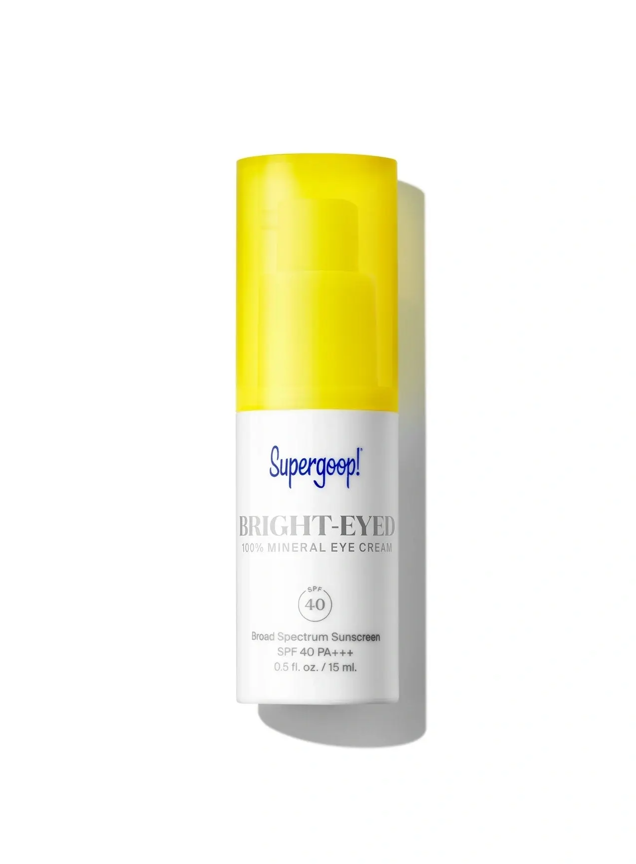 Supergoop! + BrightEyed 100 Mineral Eye Cream SPF 40