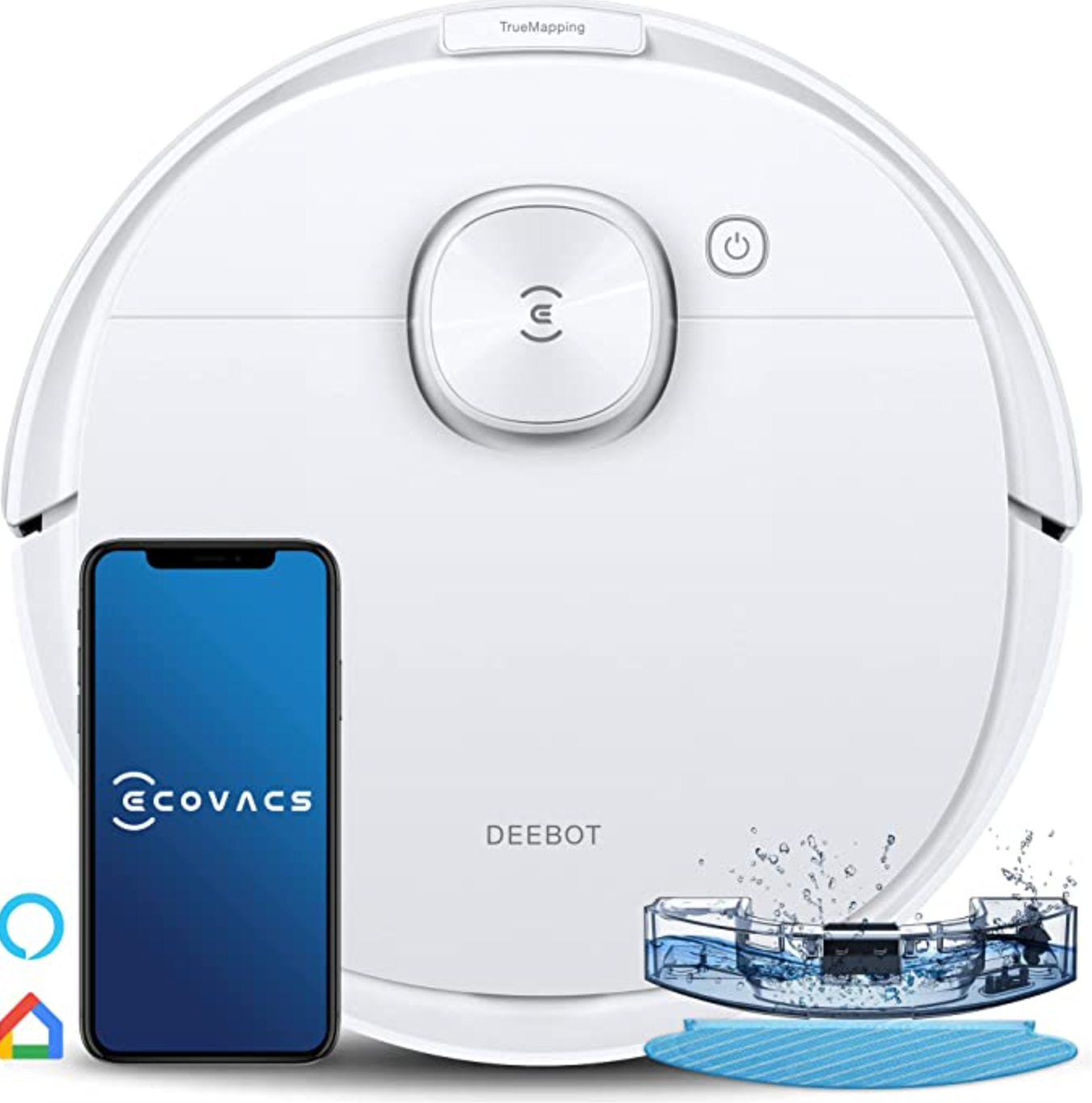 Ecovacs Deebot + N8 Robot Vacuum Cleaner with Mop 2300PA