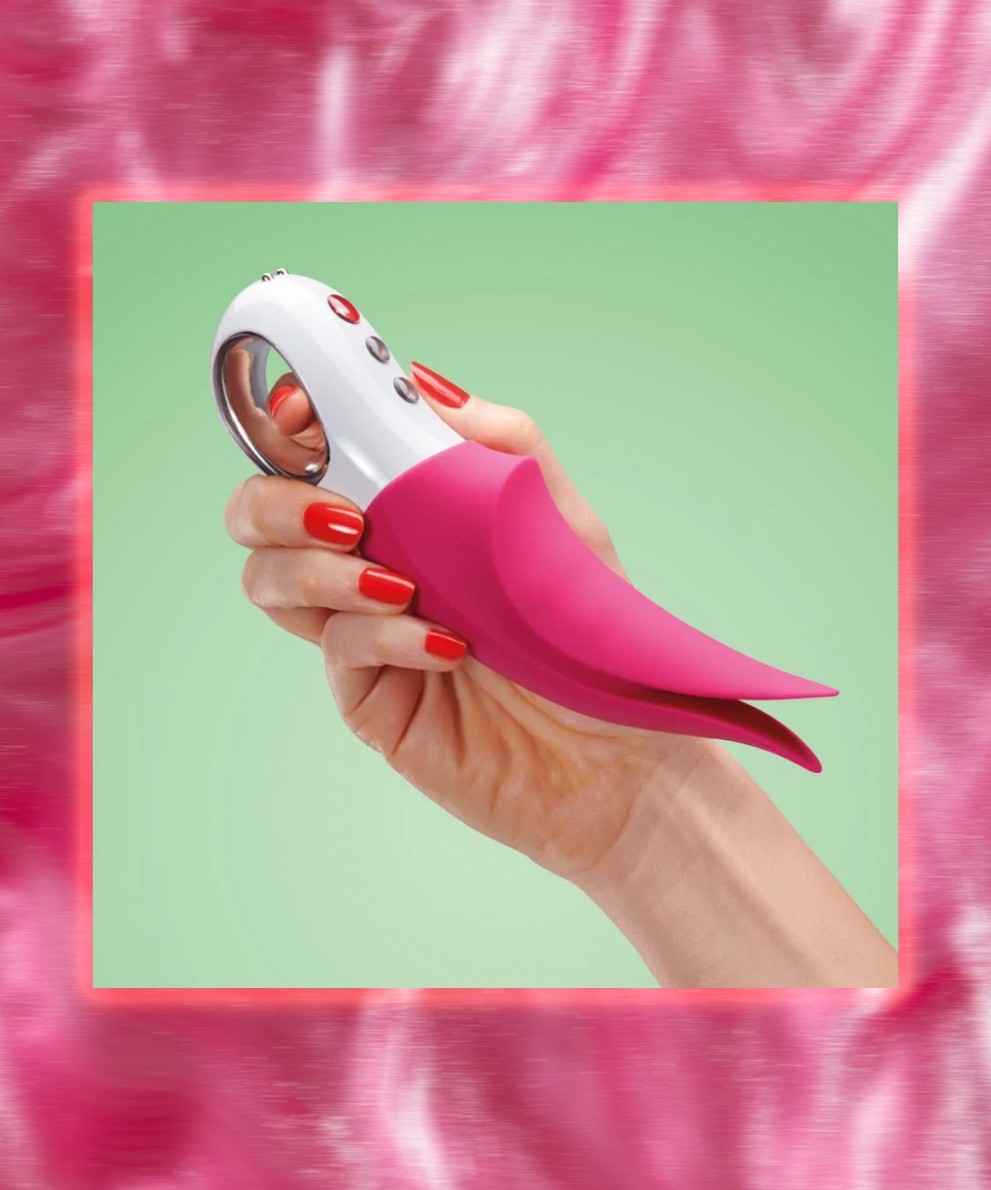 Dildo Rose Toy Clitoral Licking & Vibrating Vibrator Adult Sex