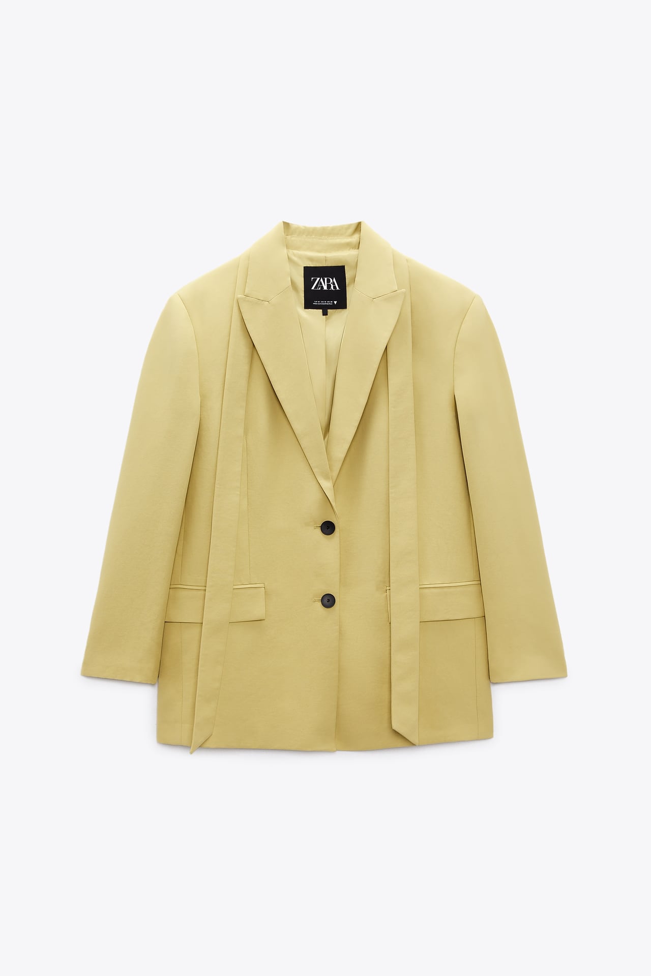 Zara deals mustard blazer