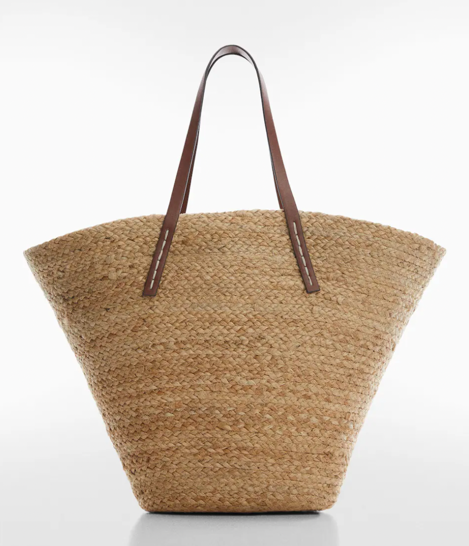 Mango + Jute Basket Bag