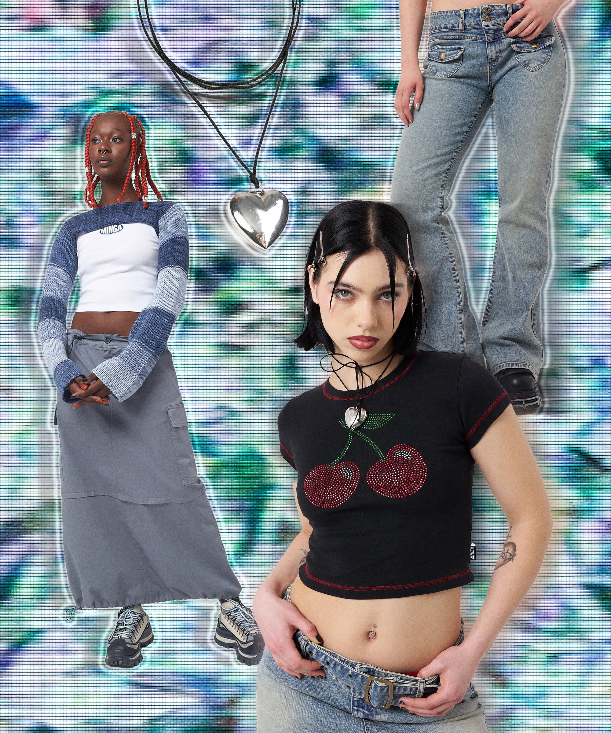 Cyber y2k/grunge black girl outfit Outfit