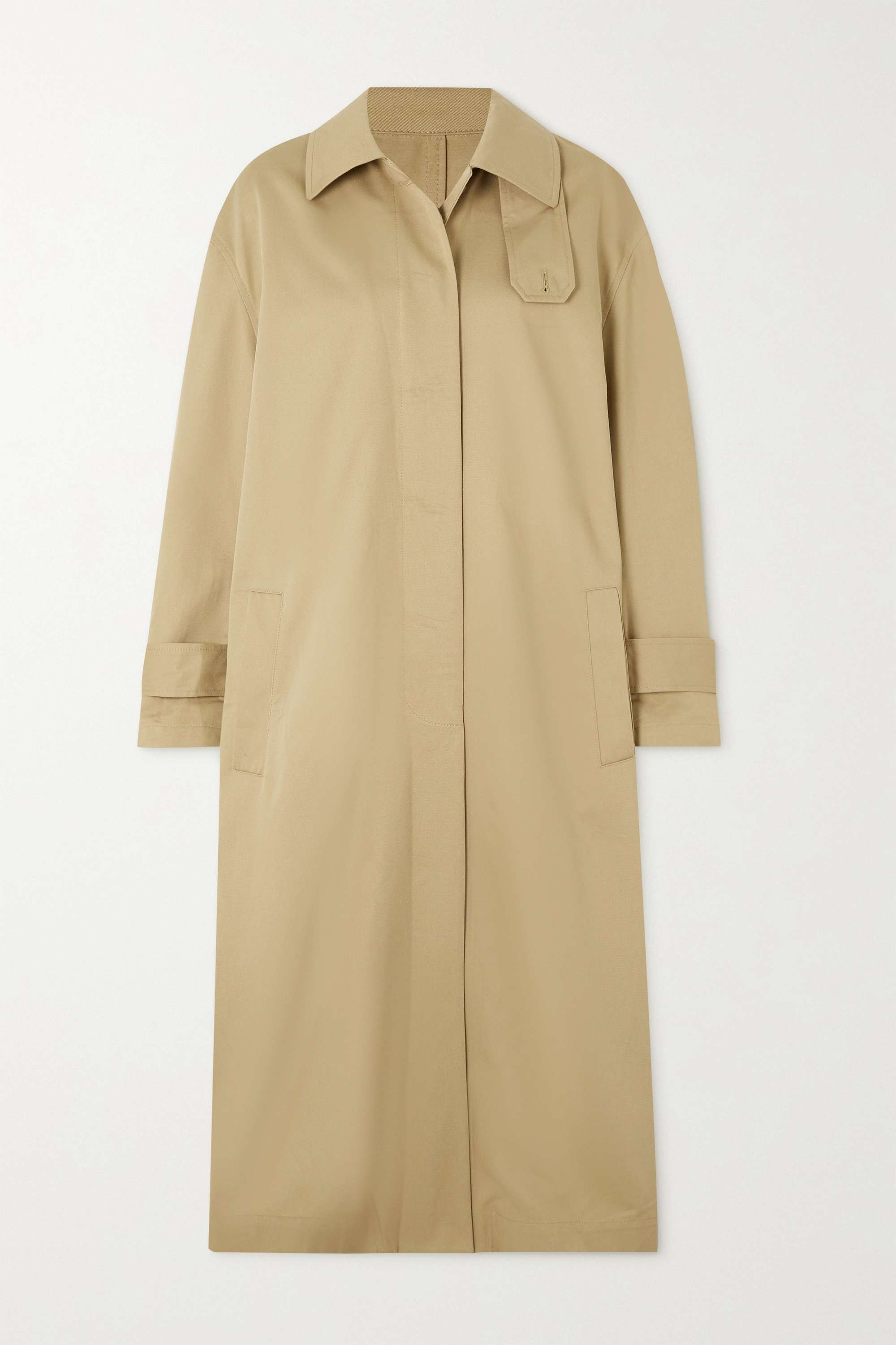 ジャケット Toteme Oversize organic cotton trench coat Oversized trench jacket black – TOTEME