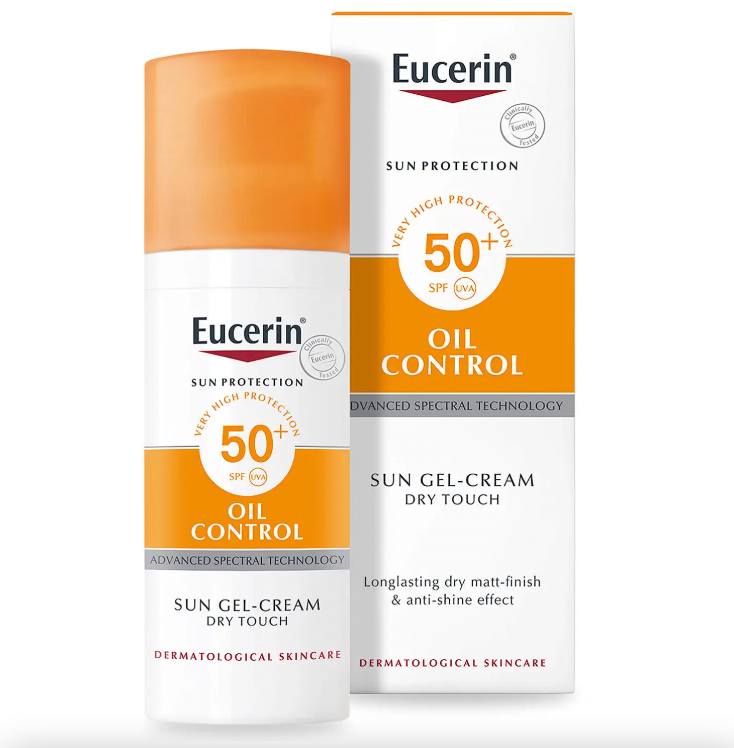 Tage med Kommerciel hylde Eucerin + Oil Control Sun Gel Cream SPF 50+