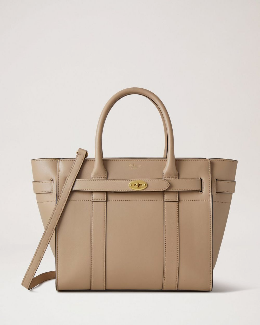 Mulberry Small Zipped Bayswater Maple Silky Calf