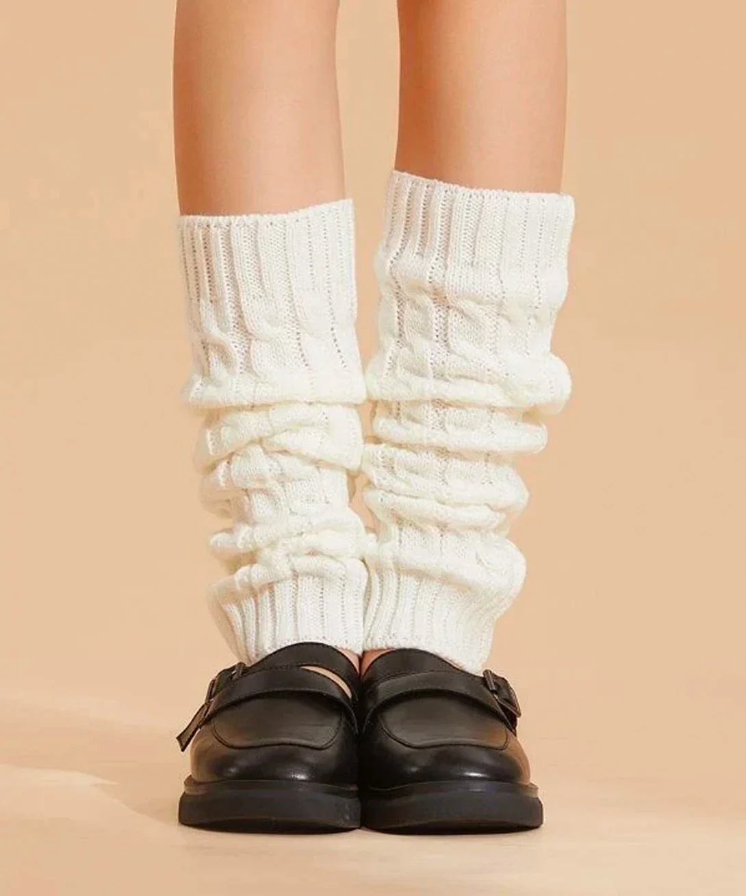Scrunchies etc + 1076 Cable knit leg warmers