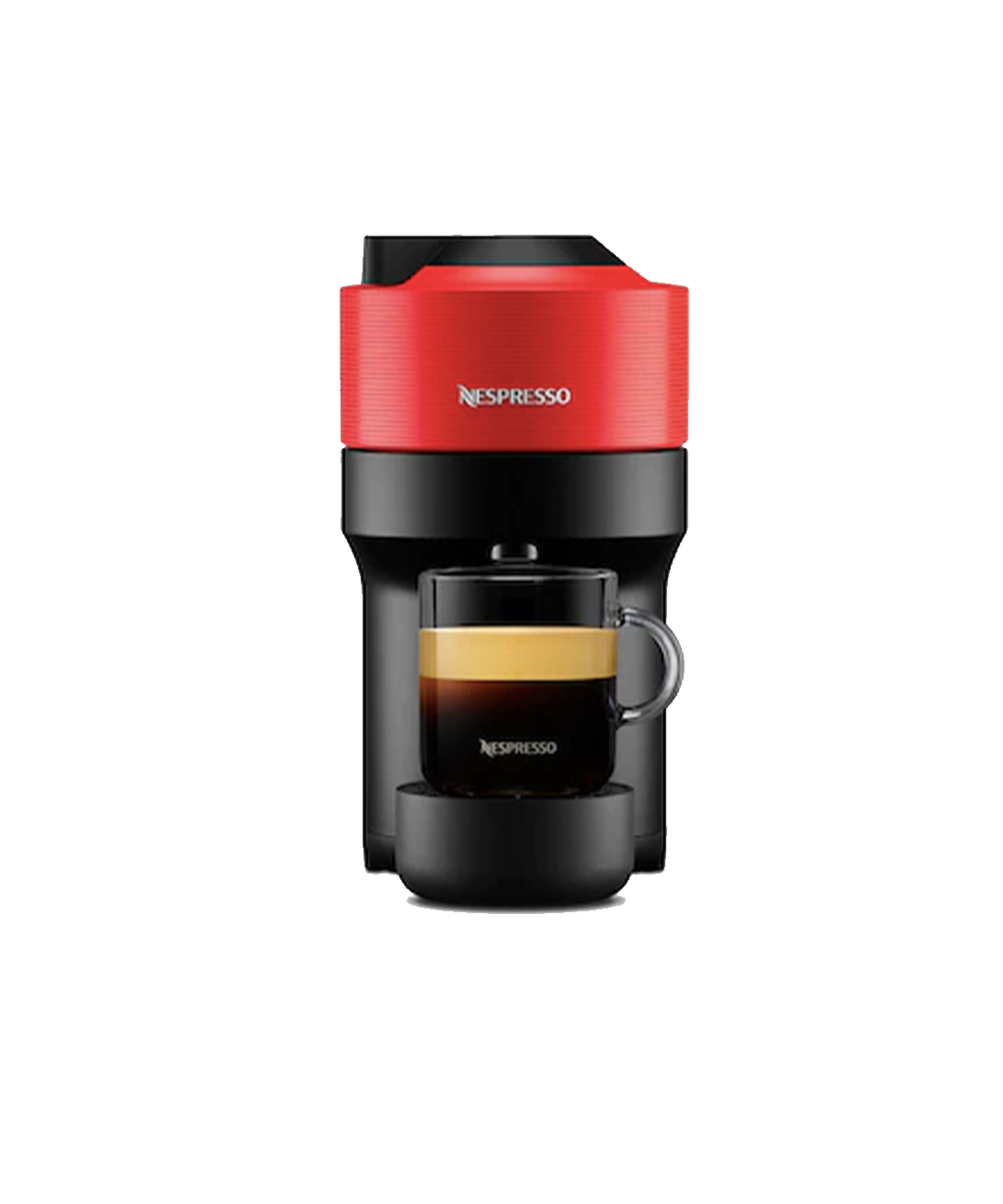 Krups Nespresso Capsule Coffee Machine, Spicy red, Red 