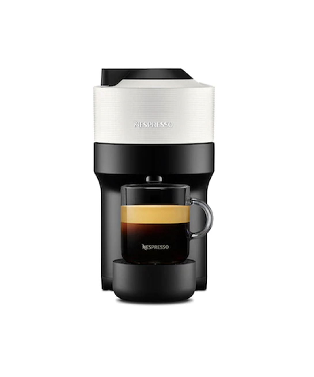 Nespresso Vertuo Pop Automatic Pod Coffee Machine for Americano, Decaf,  Espresso by Krups in Coconut White